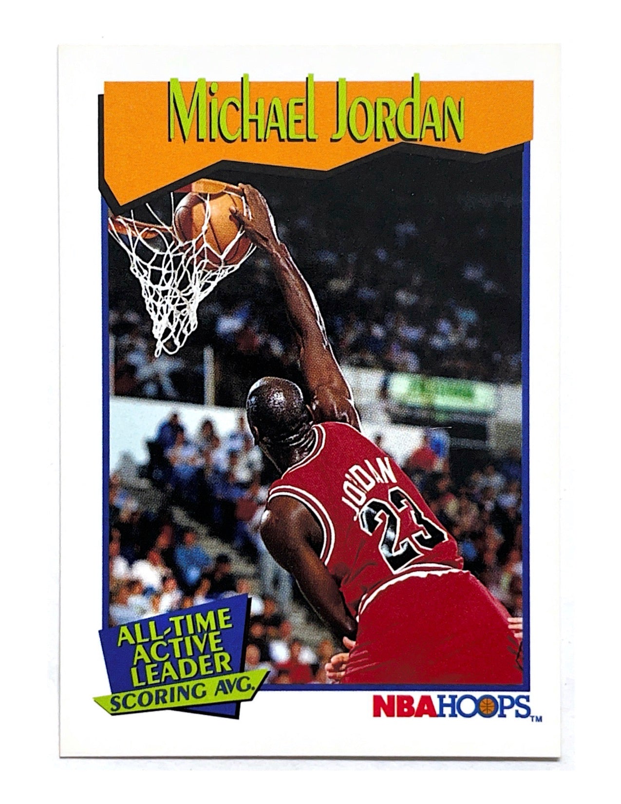 Michael Jordan 1991-92 Hoops All-Time Scoring Leader #536