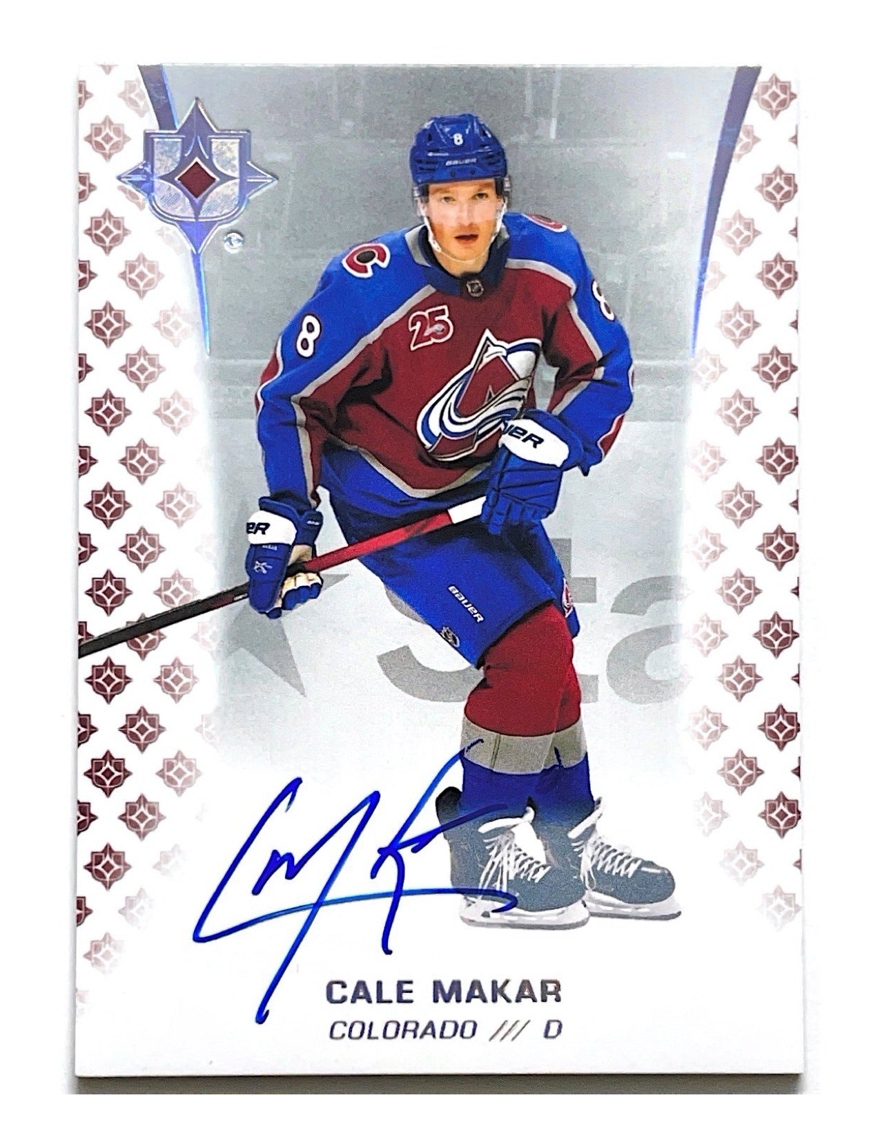 Cale Makar 2020-21 Upper Deck Ultimate Collection Autograph #55
