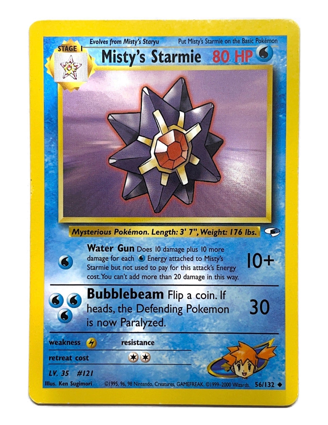 Misty's Starmie 56/132 Uncommon - Unlimited - Gym Heroes