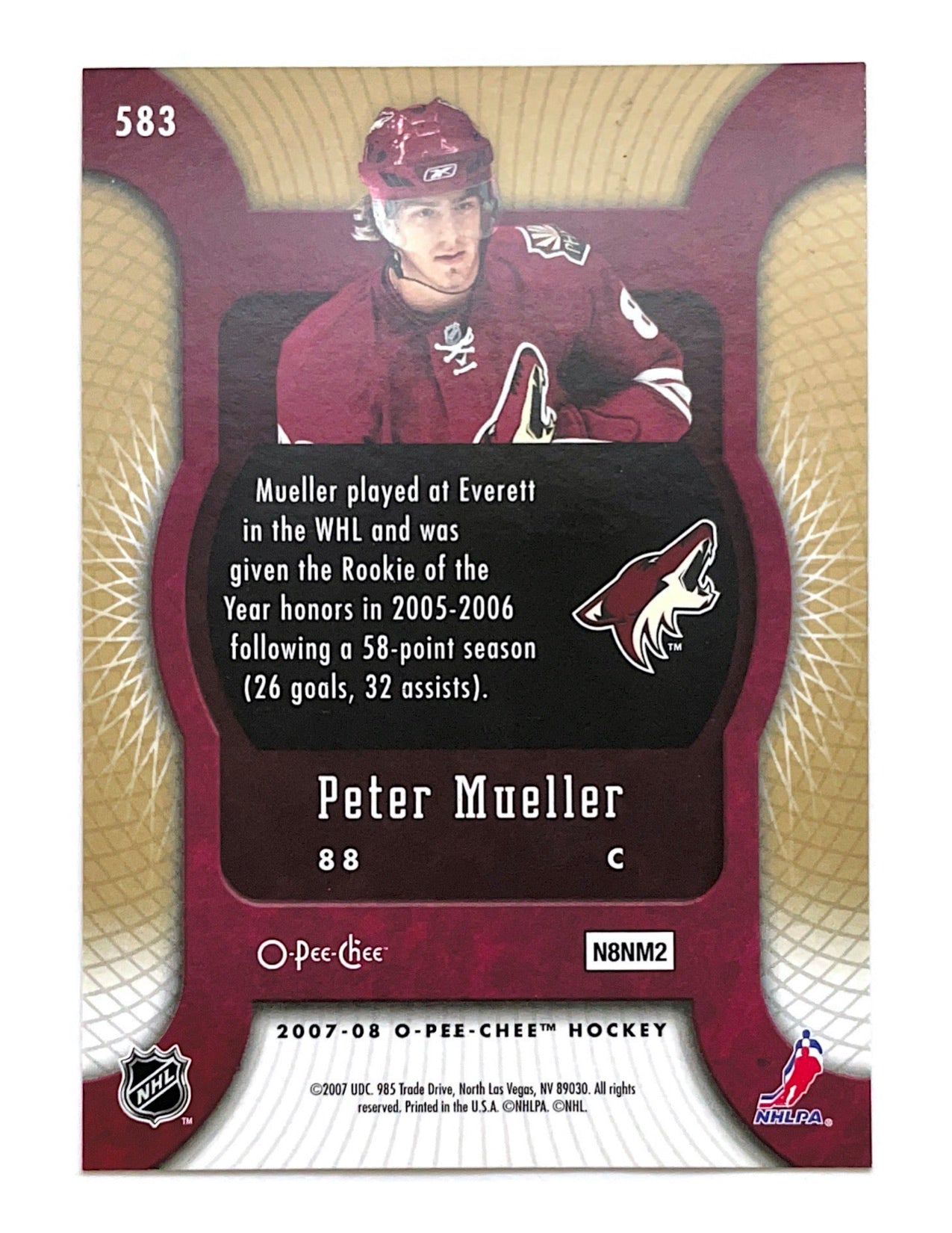 Peter Mueller 2007-08 O-Pee-Chee Marquee Rookies Silver #583
