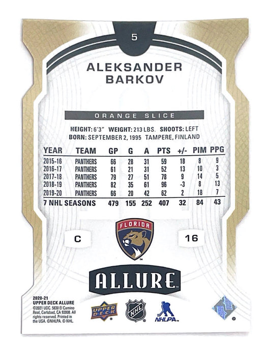 Aleksander Barkov 2020-21 Upper Deck Allure Orange Slice #5