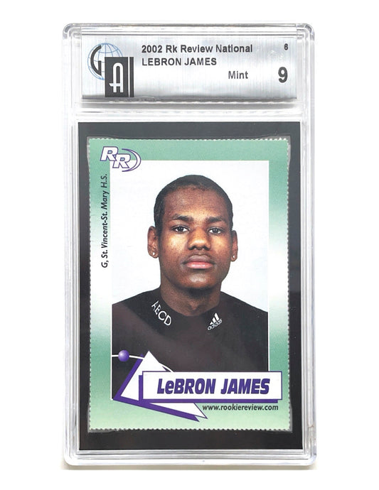 LeBron James 2002 Rookie Review National #6 - GA 9
