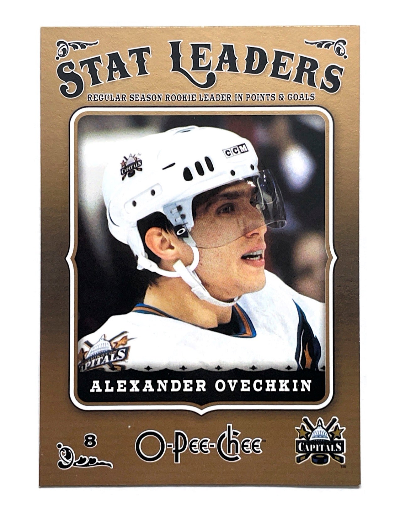Alexander Ovechkin 2006-07 O-Pee-Chee Stat Leaders #615