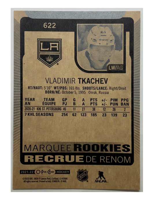 Vladimir Tkachev 2021-22 Upper Deck Series 2 Marquee Rookies #622