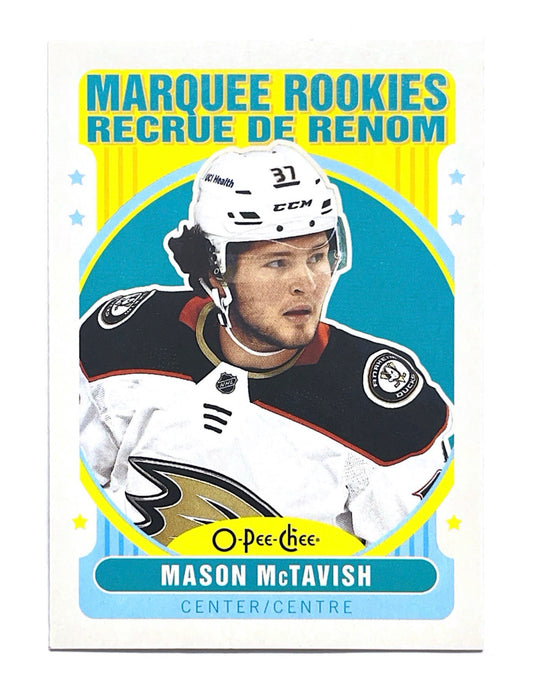 Mason McTavish 2021-22 Upper Deck Series 2 Marquee Rookies Retro #626