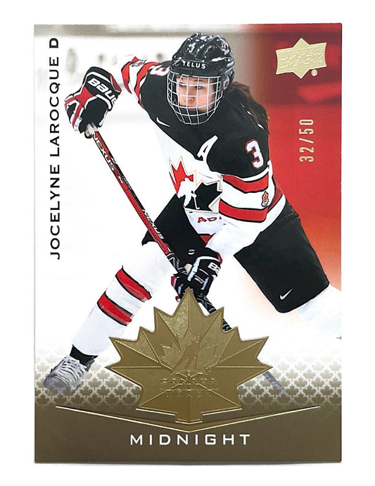 Jocelyne Larocque 2020-21 Upper Deck Team Canada Juniors Midnight #62 - 32/50