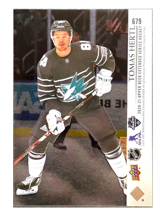 Tomas Hertl 2020-21 Upper Deck Extended Series Clear Cut Acetate #679