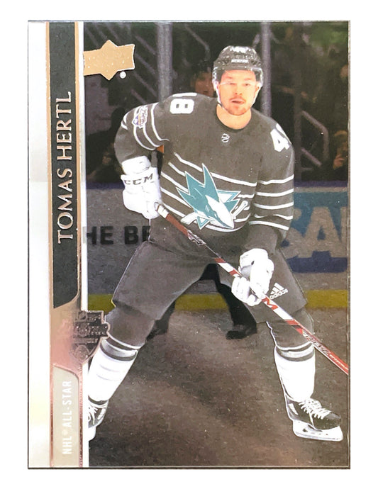 Tomas Hertl 2020-21 Upper Deck Extended Series Clear Cut Acetate #679