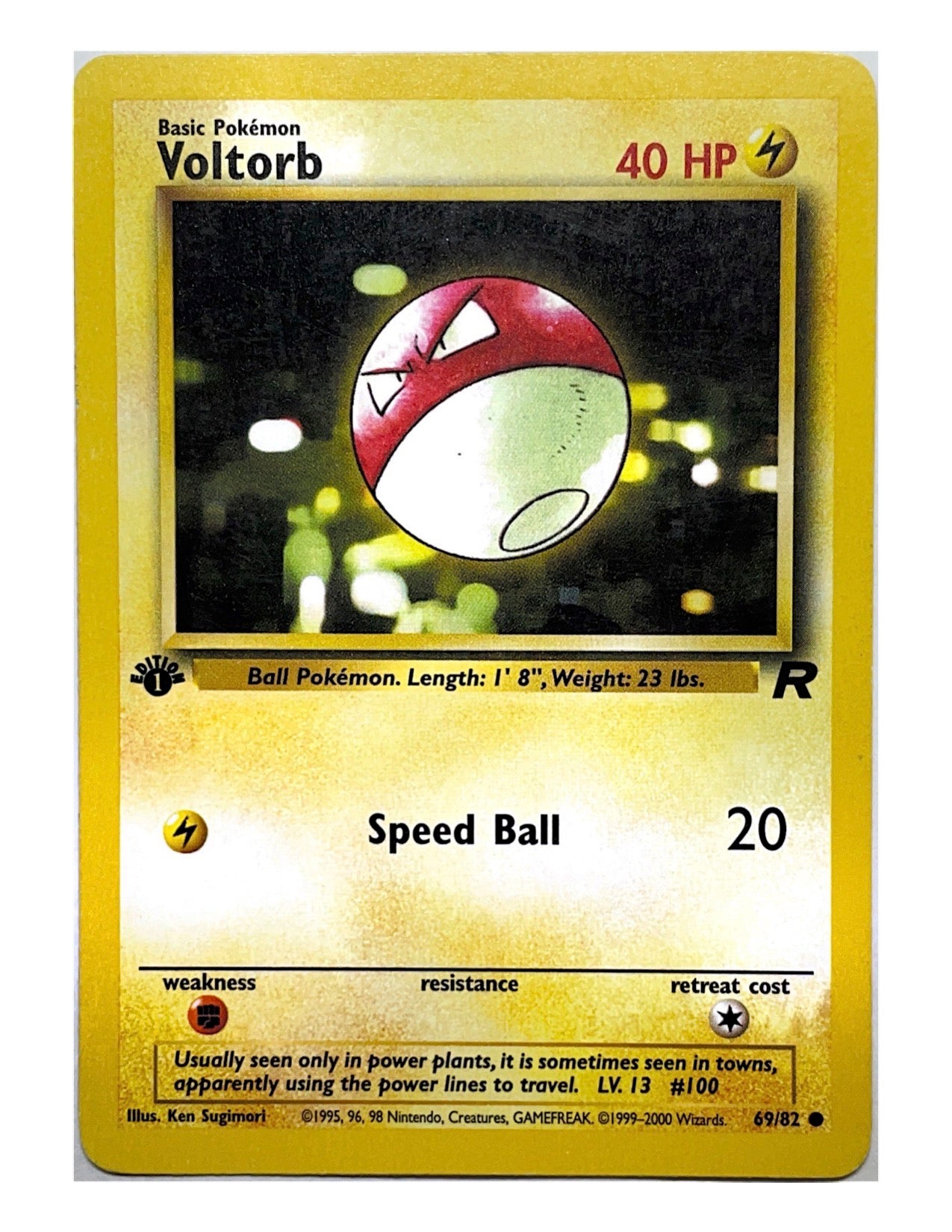 Voltorb 69/82 Common - 1st Edition - Team Rocket