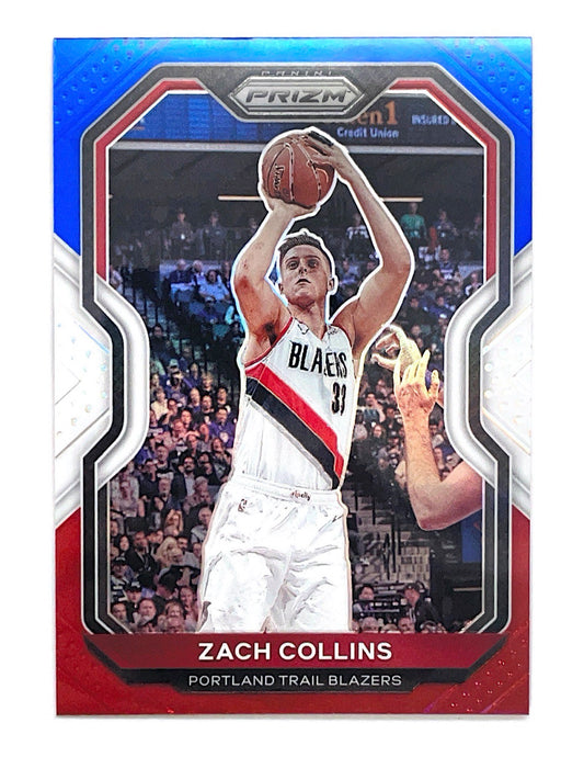 Zach Collins 2020-21 Panini Prizm Red White Blue #6
