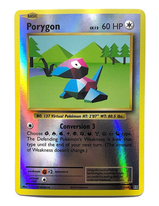 Porygon 71/108 Reverse Holo Uncommon - Evolutions