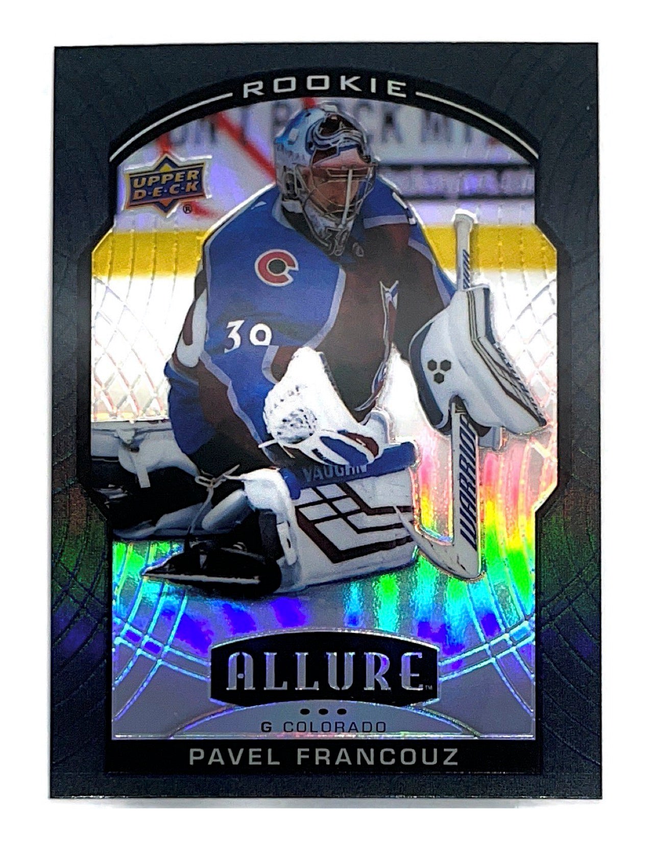 Pavel Francouz 2020-21 Upper Deck Allure Rookie Black Rainbow #73