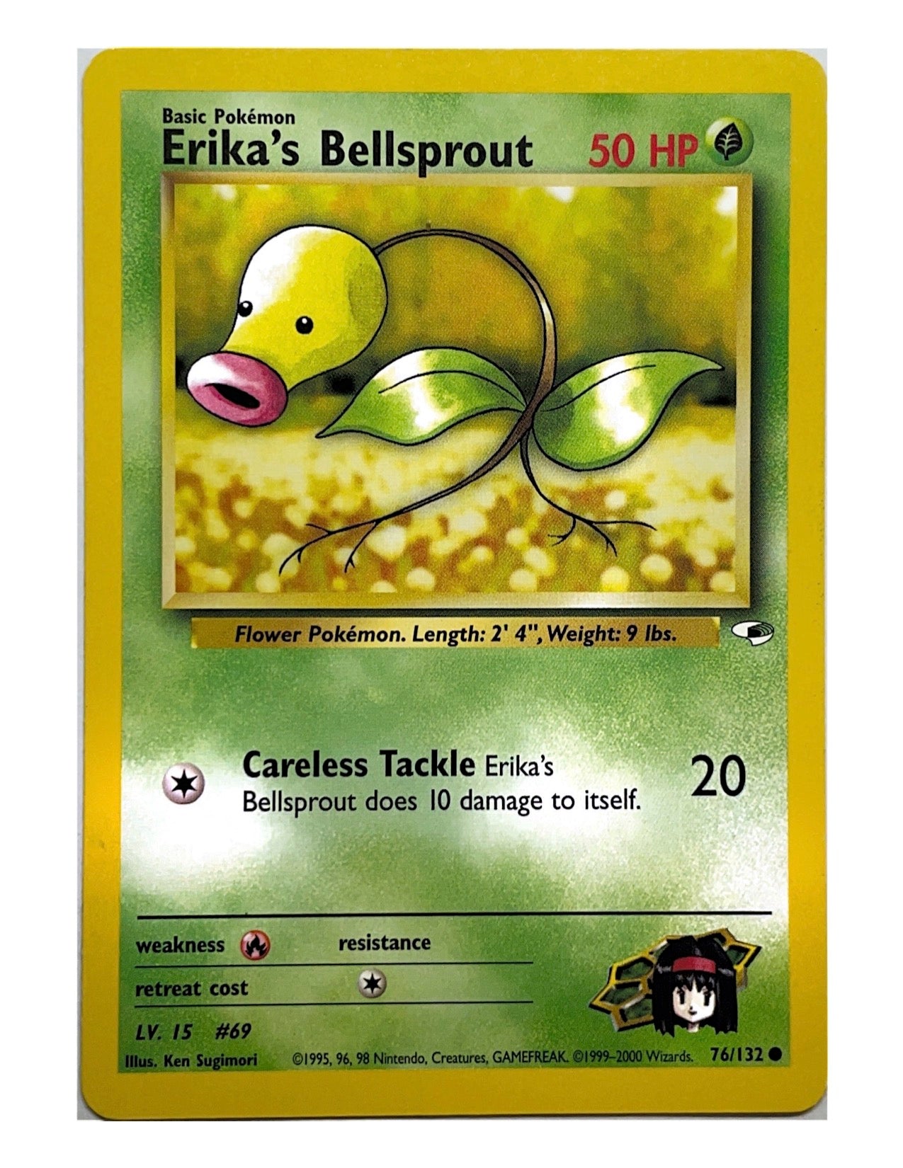 Erika's Bellsprout 76/132 Common - Unlimited - Gym Heroes