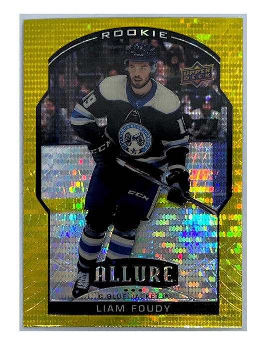 Liam Foudy 2020-21 Upper Deck Allure Rookie Yellow Taxi #81