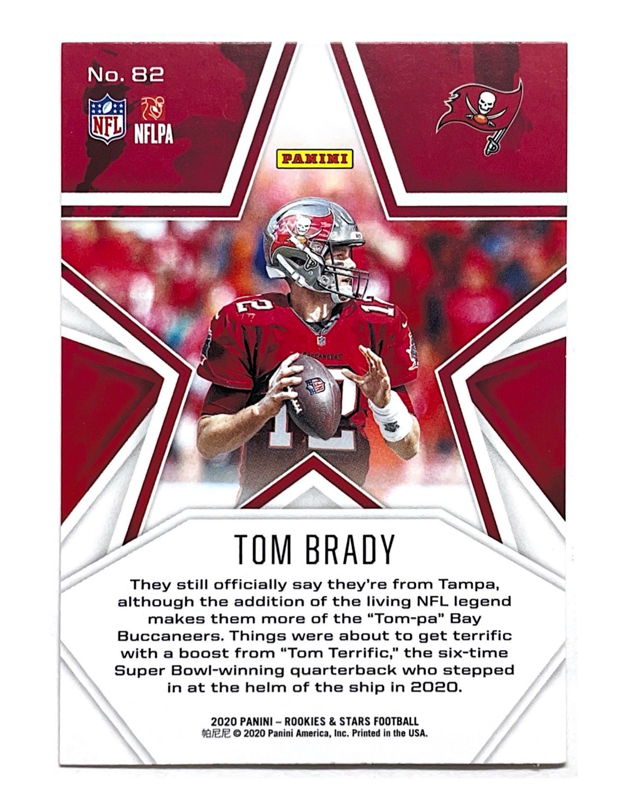 Tom Brady 2020 Panini Rookies & Stars #82