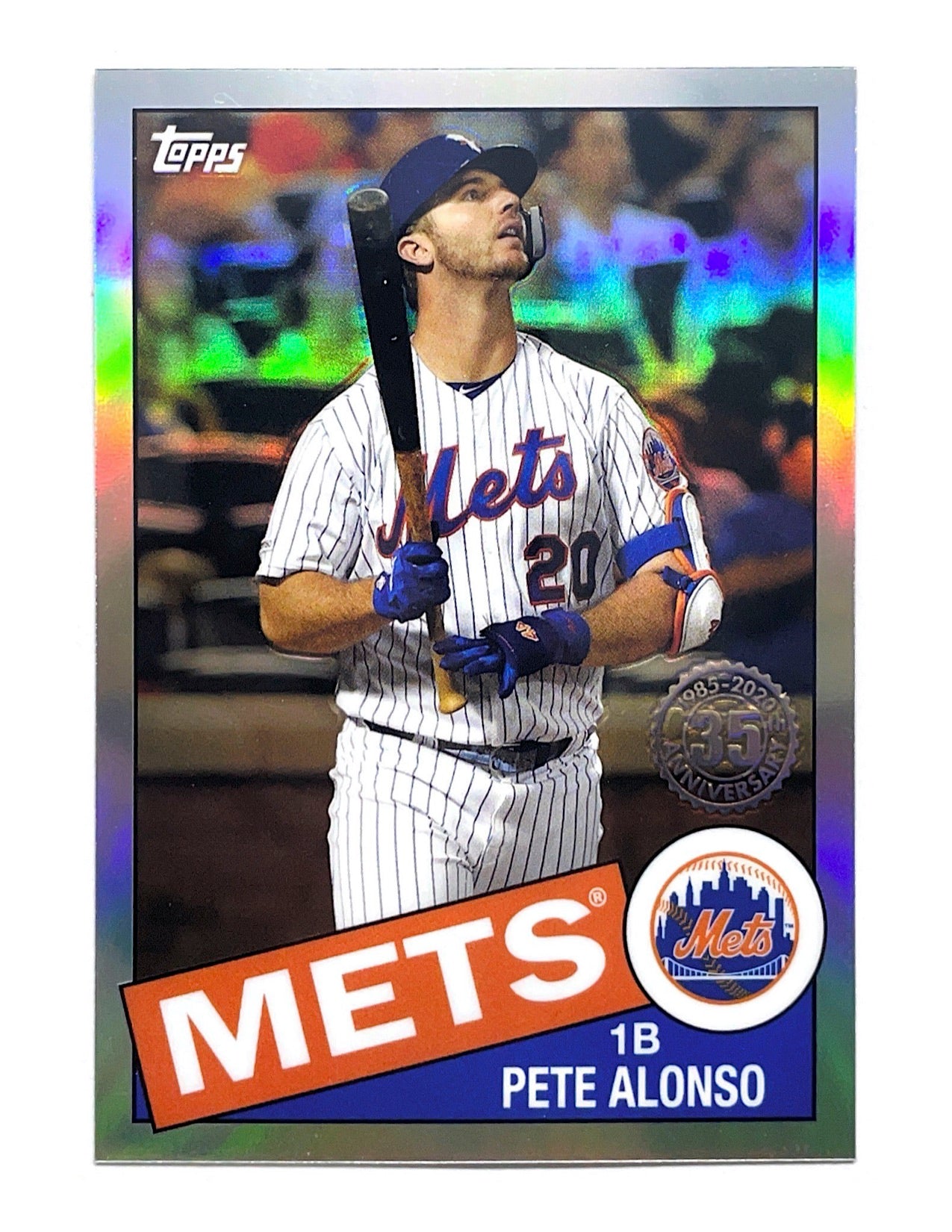 Pete Alonso 2020 Topps 35th Anniversary Refractor #85TC-18
