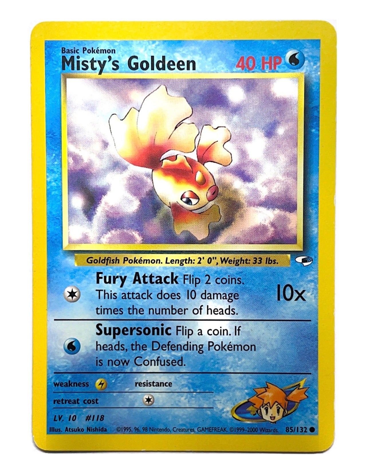 Misty's Goldeen 85/132 Common - Unlimited - Gym Heroes