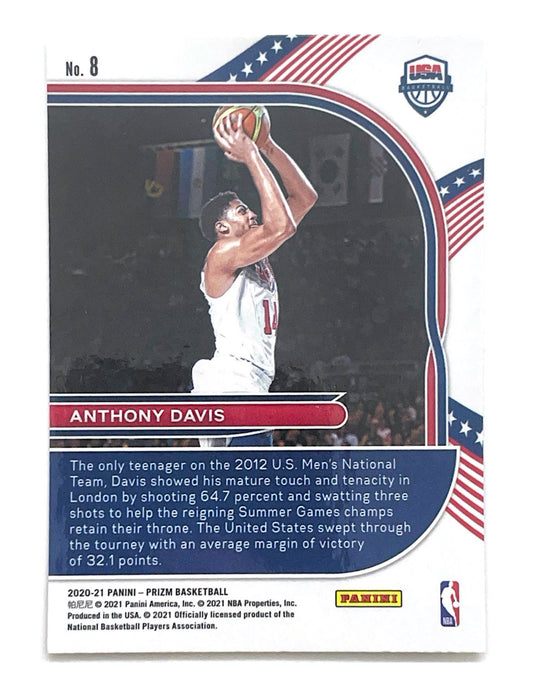 Anthony Davis 2020-21 Panini Prizm USA Basketball #8