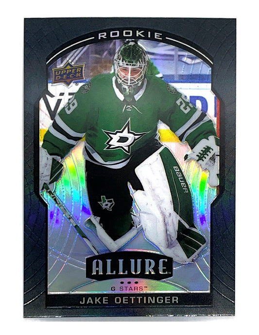 Jake Oettinger 2020-21 Upper Deck Allure Rookie Black Rainbow #91