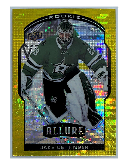 Jake Oettinger 2020-21 Upper Deck Allure Rookie Yellow Taxi #91