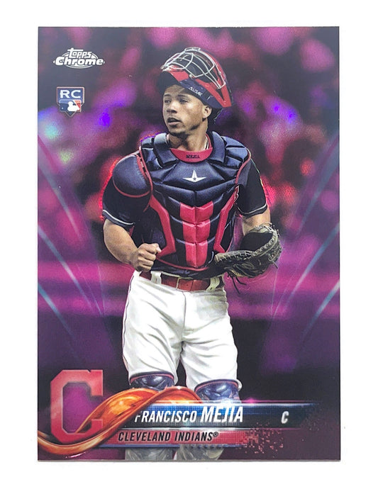 Francisco Mejia 2018 Topps Chrome Pink Refractor Rookie #92