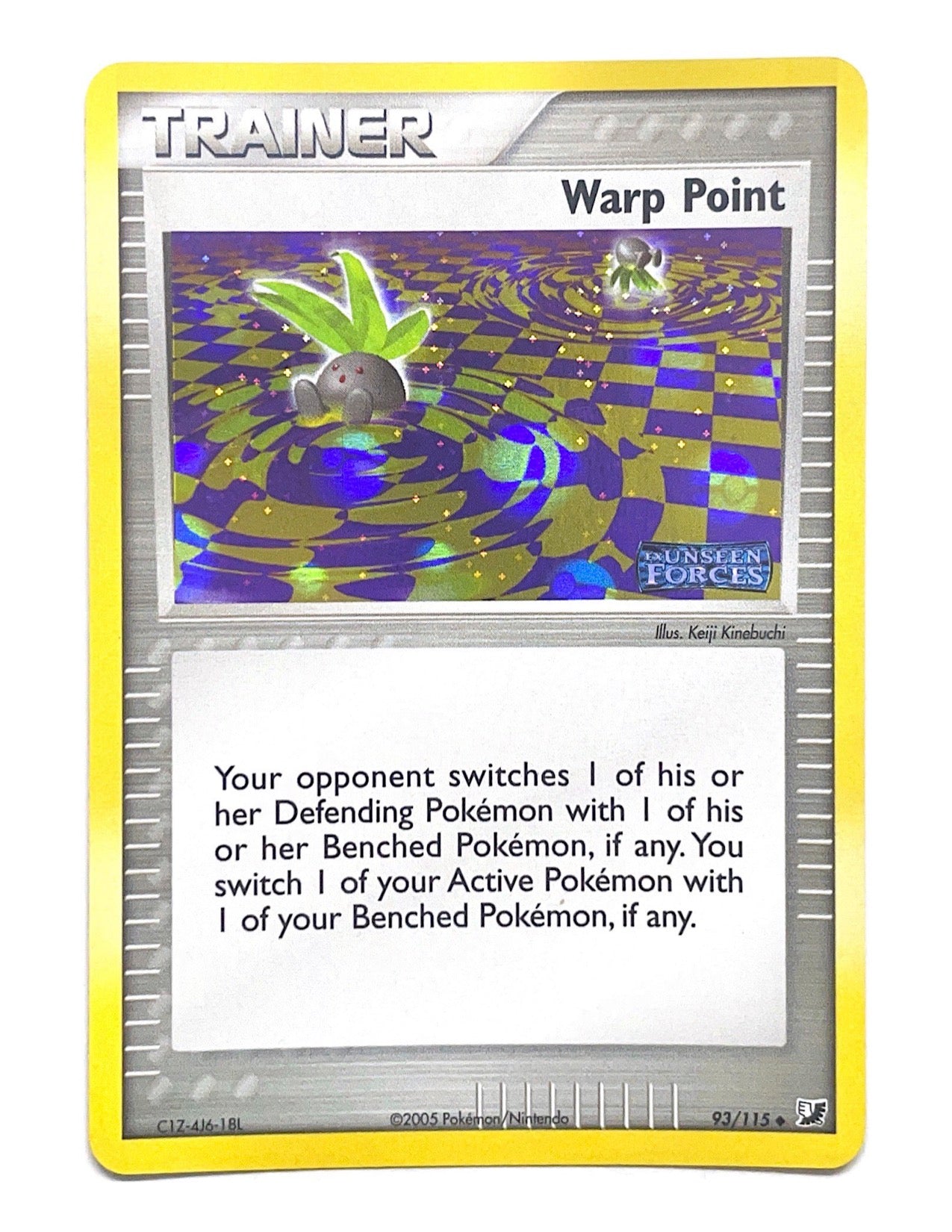Warp Point 93/115 Reverse Holo Uncommon - EX Unseen Forces