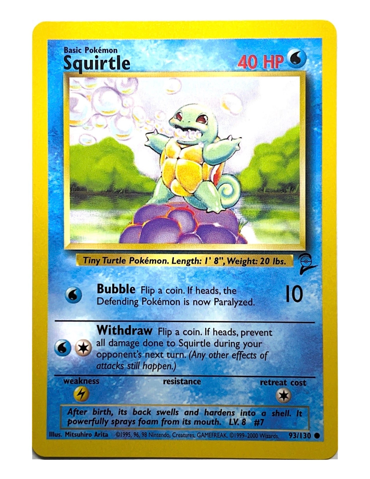 Squirtle 93/130 Common - Base Set 2