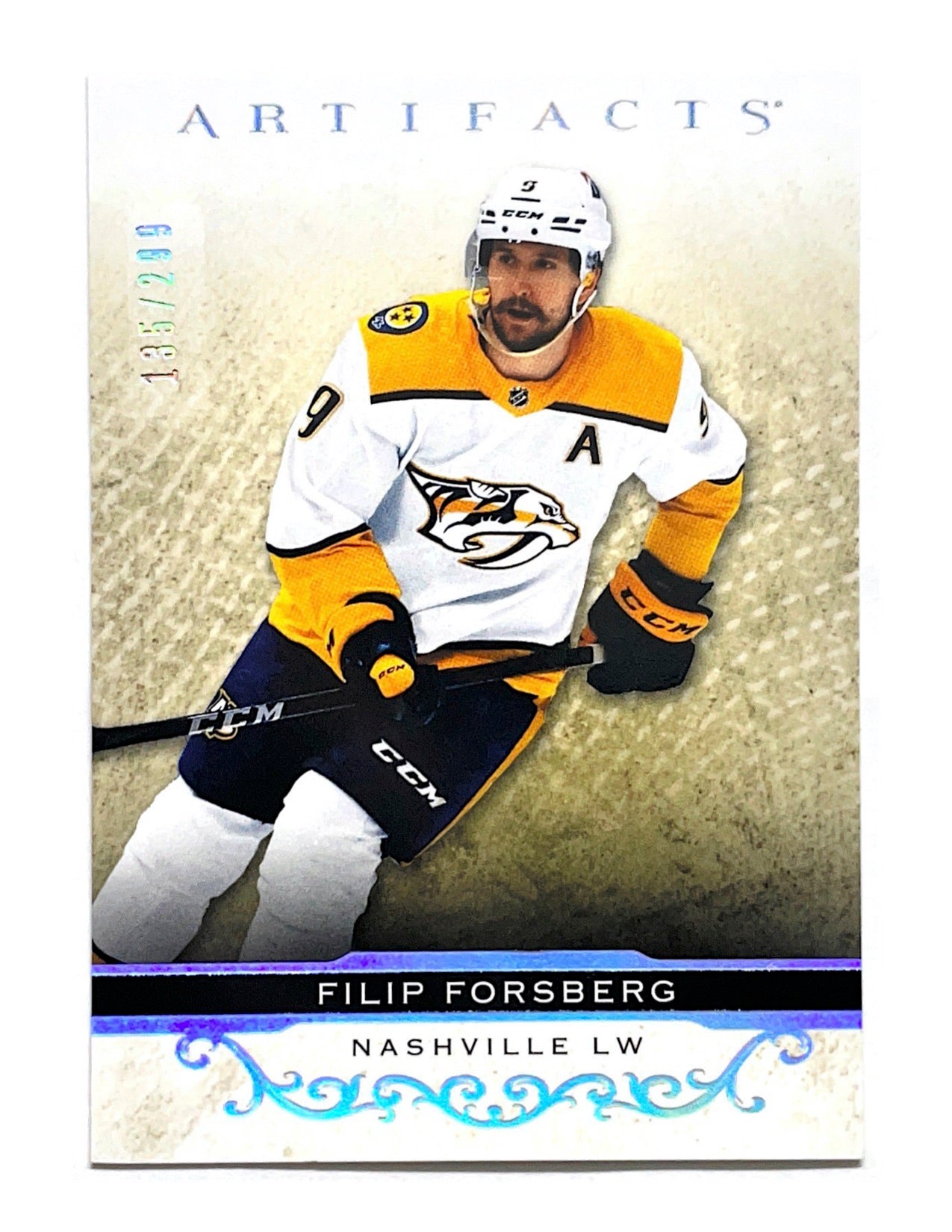 Filip Forsberg 2021-22 Upper Deck Artifacts Silver Spectrum #99 - 135/299