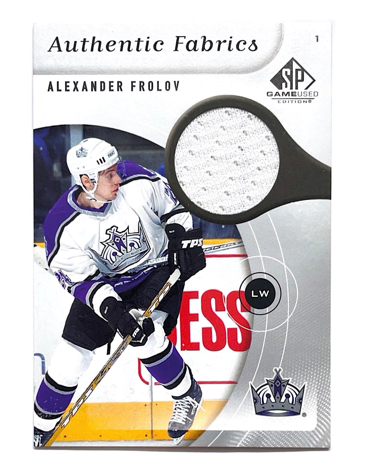 Alexander Frolov 2005-06 Upper Deck SP Game Used Single Jersey #AF-AF