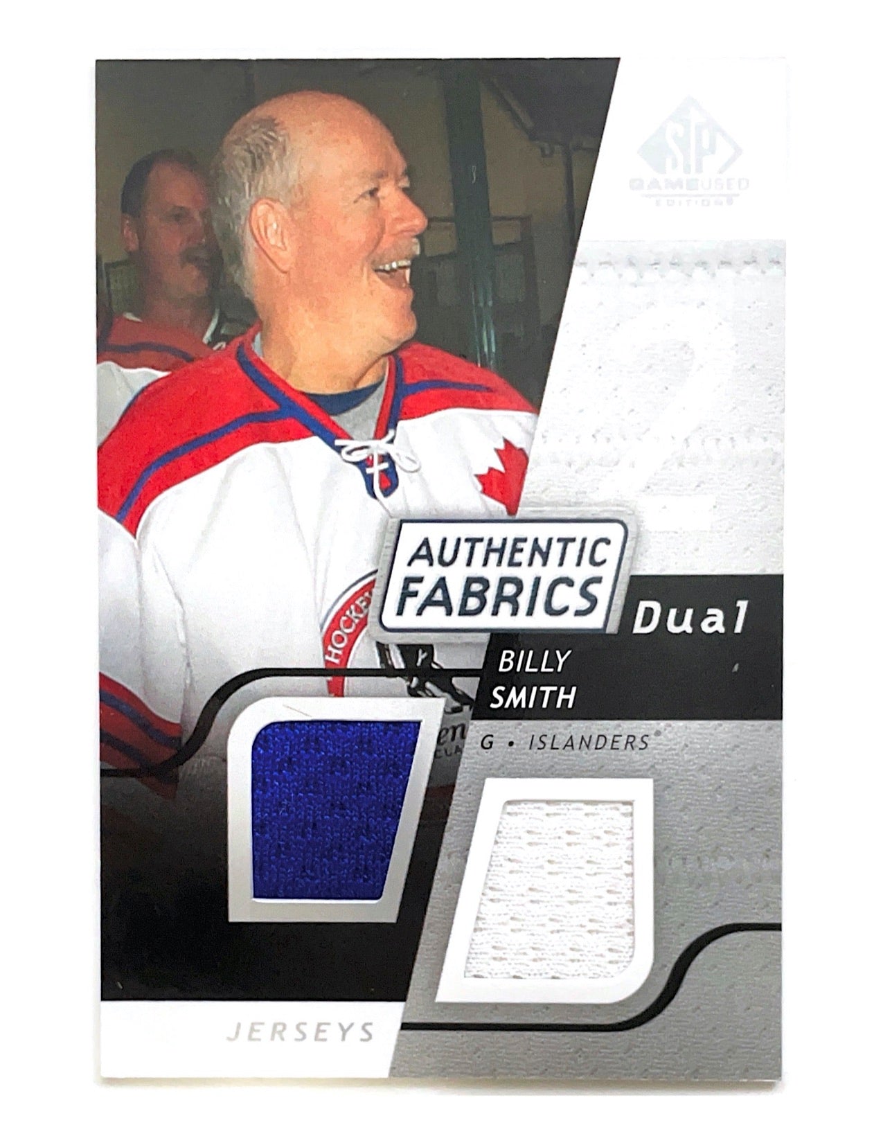 Billy Smith 2008-09 Upper Deck SP Game Used Authentic Fabrics Dual Jersey #AF-BS
