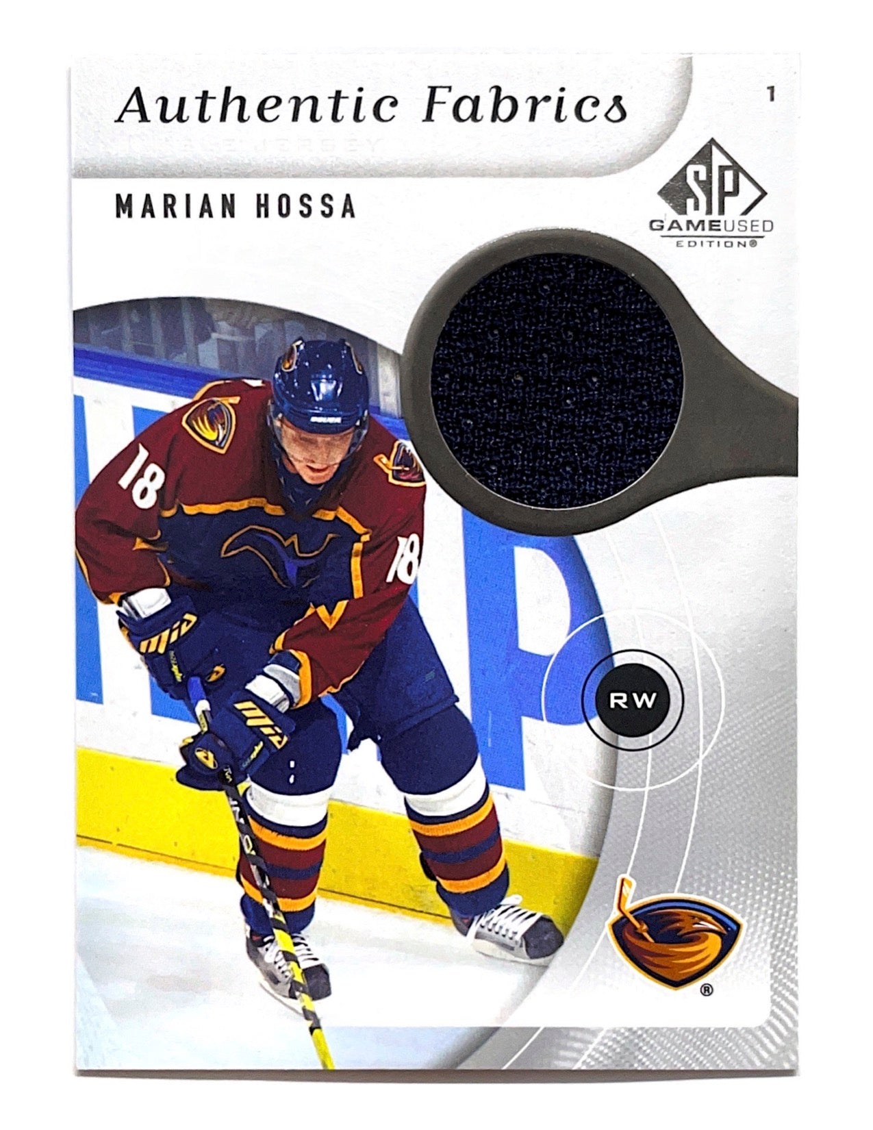 Marian Hossa 2005-06 Upper Deck SP Game Used Single Jersey #AF-HO