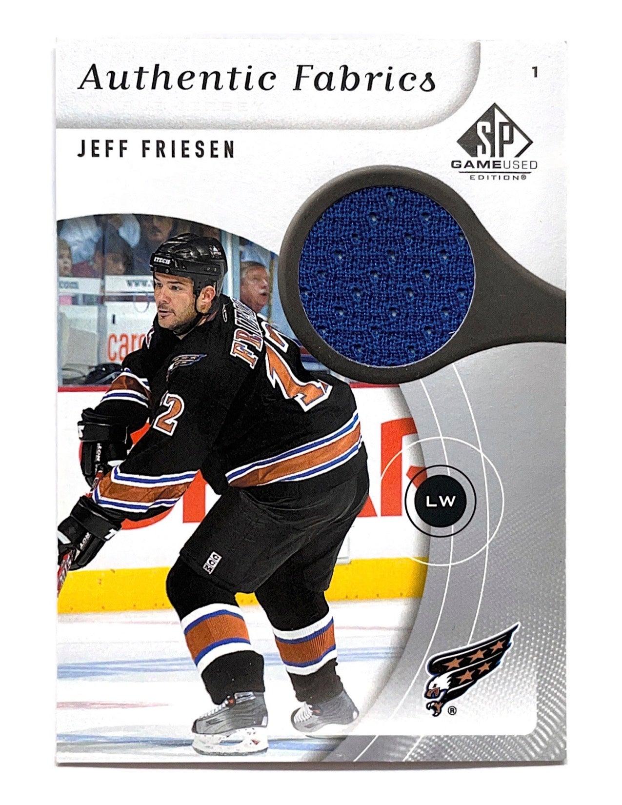 Jeff Friesen 2005-06 Upper Deck SP Game Used Single Jersey #AF-JF