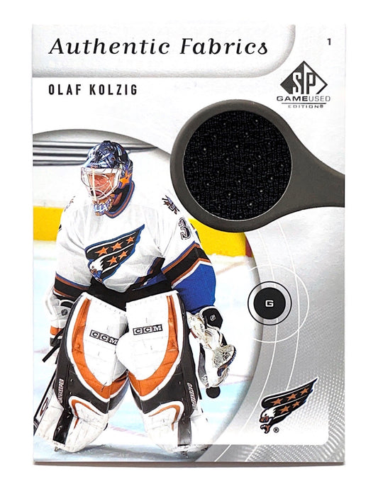 Olaf Kolzig 2005-06 Upper Deck SP Game Used Single Jersey #AF-OK