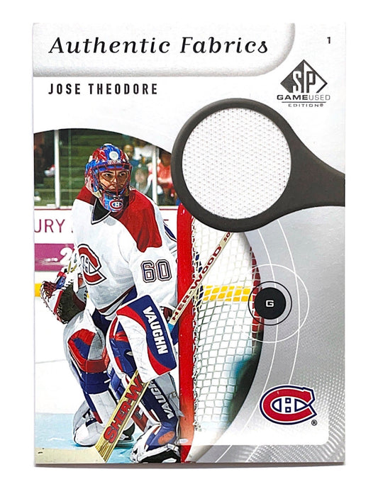 Jose Theodore 2005-06 Upper Deck SP Game Used Single Jersey #AF-TH