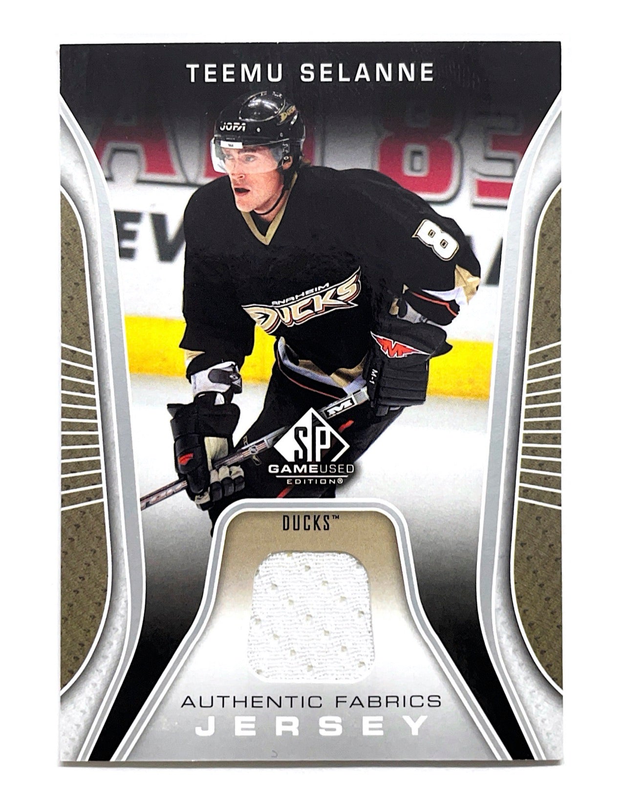 Teemu Selanne 2006-07 Upper Deck SP Game Used Authentic Fabrics Jersey #AF-TS