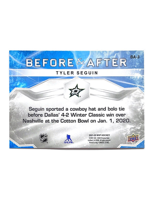 Tyler Seguin 2021-22 Upper Deck MVP Before & After #BA-3