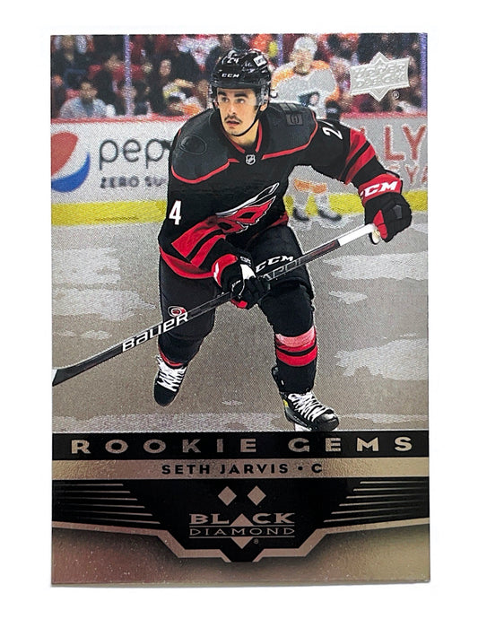 Seth Jarvis 2021-22 Upper Deck Extended Series Black Diamond Rookie Gems #BD-24