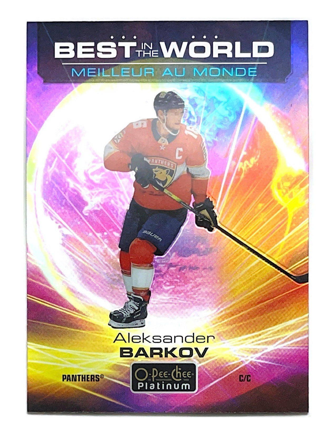 Aleksander Barkov 2020-21 O-Pee-Chee Platinum Best In The World #BW-12