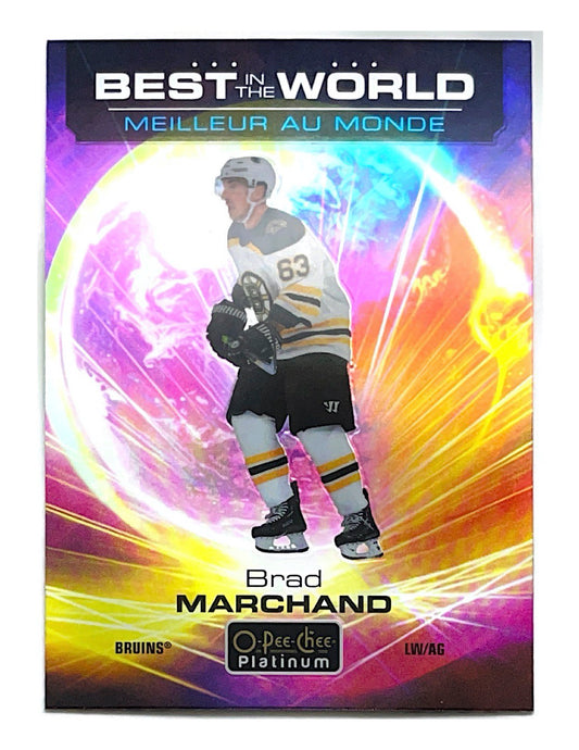 Brad Marchand 2020-21 O-Pee-Chee Platinum Best In The World #BW-13