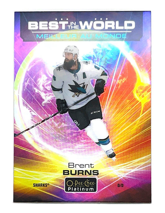 Brent Burns 2020-21 O-Pee-Chee Platinum Best In The World #BW-8