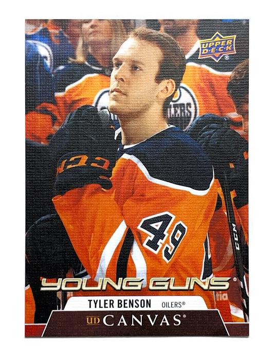 Tyler Benson 2020-21 Upper Deck Series 1 Young Guns Canvas #C113