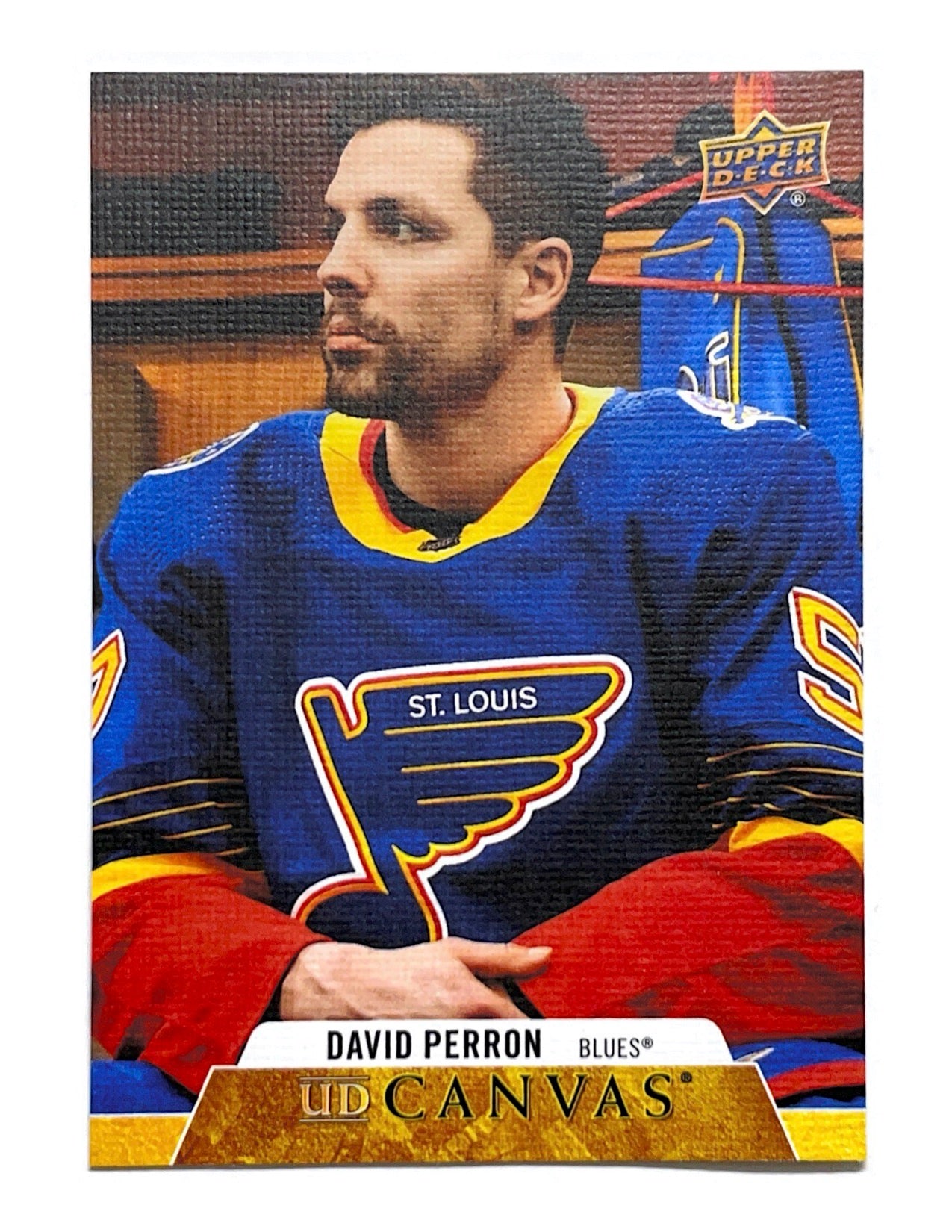 David Perron 2020-21 Upper Deck Series 2 UD Canvas #C193