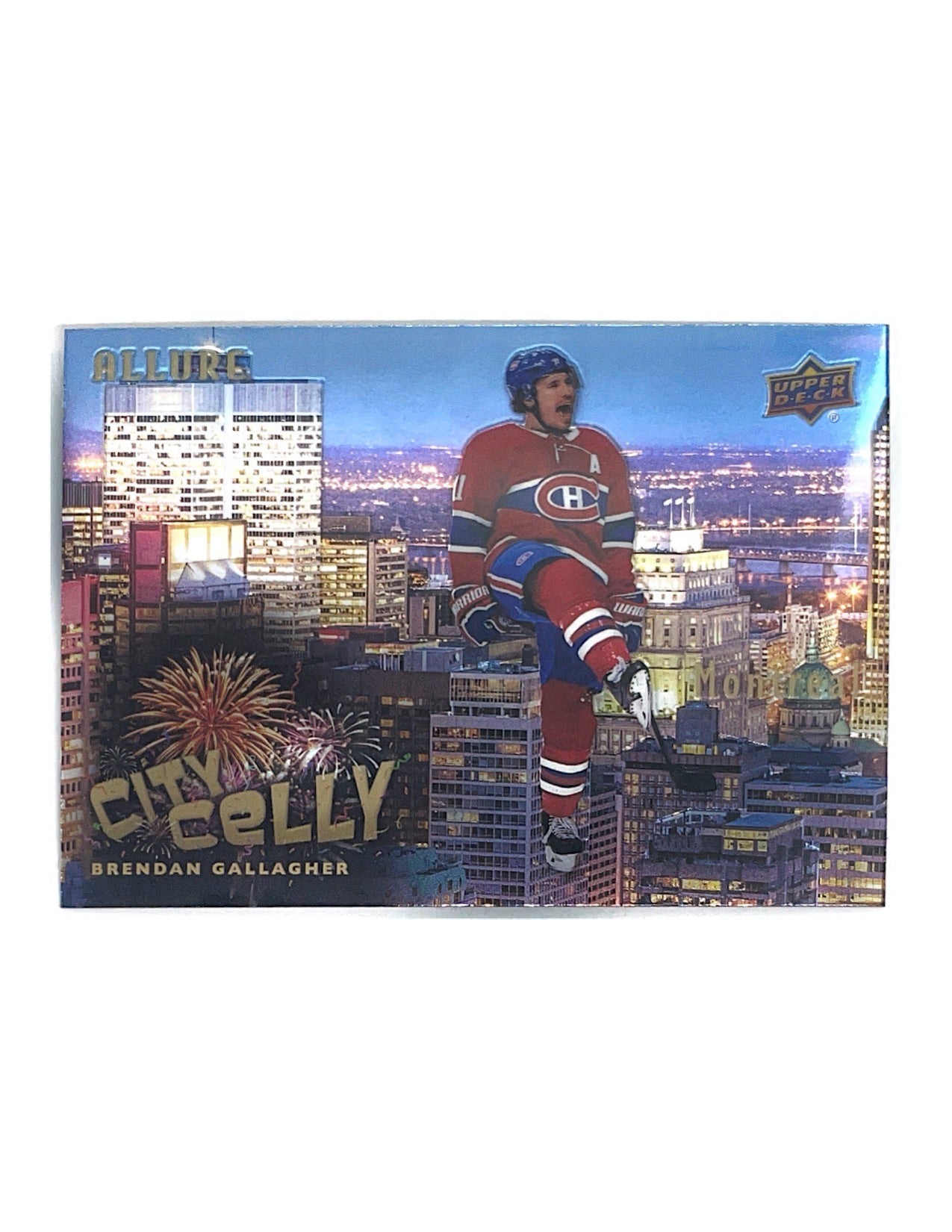 Brendan Gallagher 2020-21 Upper Deck Allure City Celly #CC-10