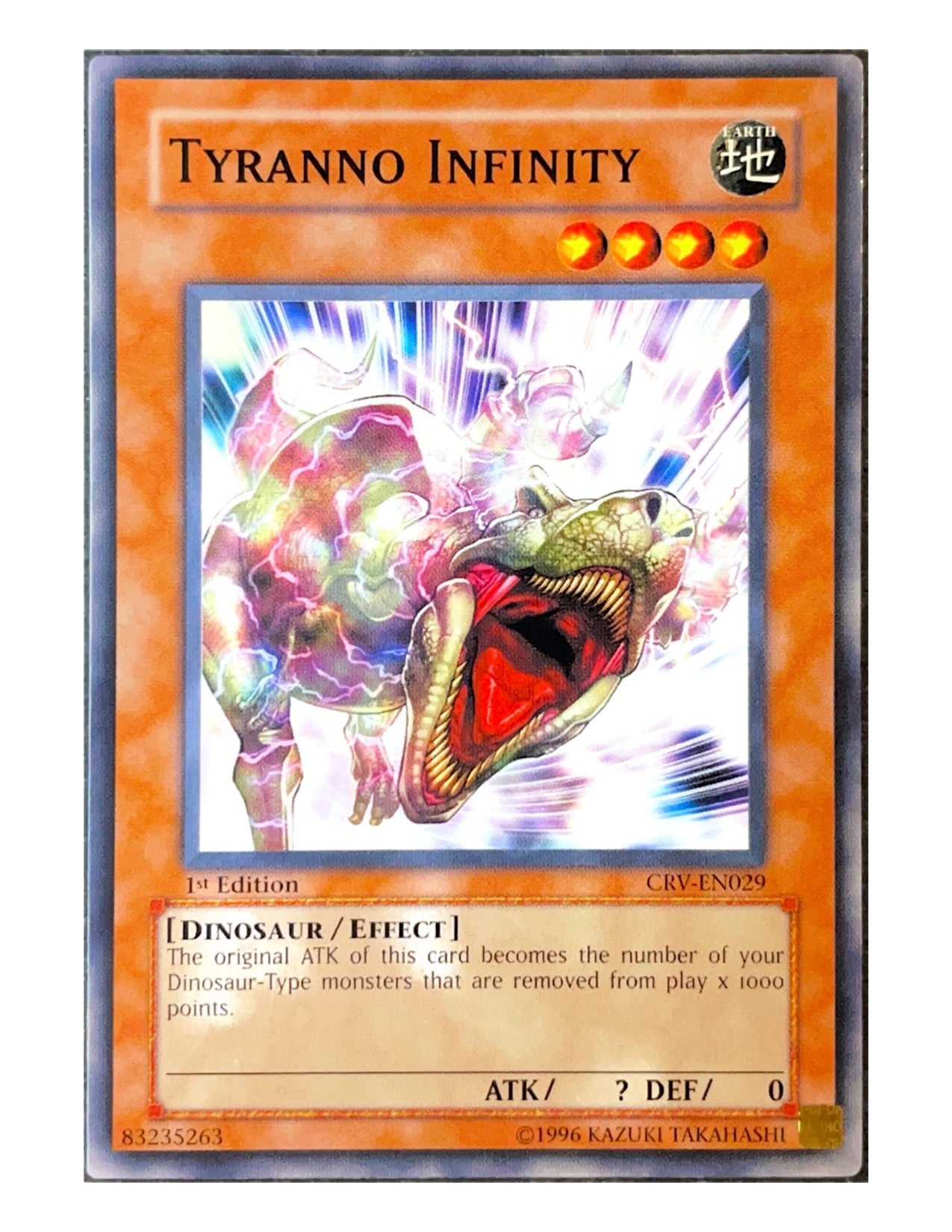 Tyranno Infinity CRV-EN029 Common - 1st Edition