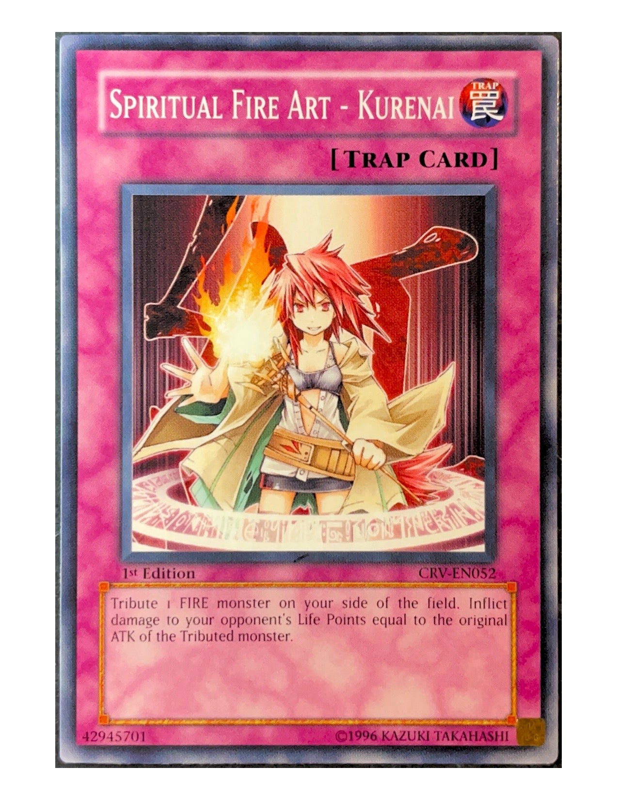 Spiritual Fire Art - Kurenai CRV-EN052 Common - 1st Edition