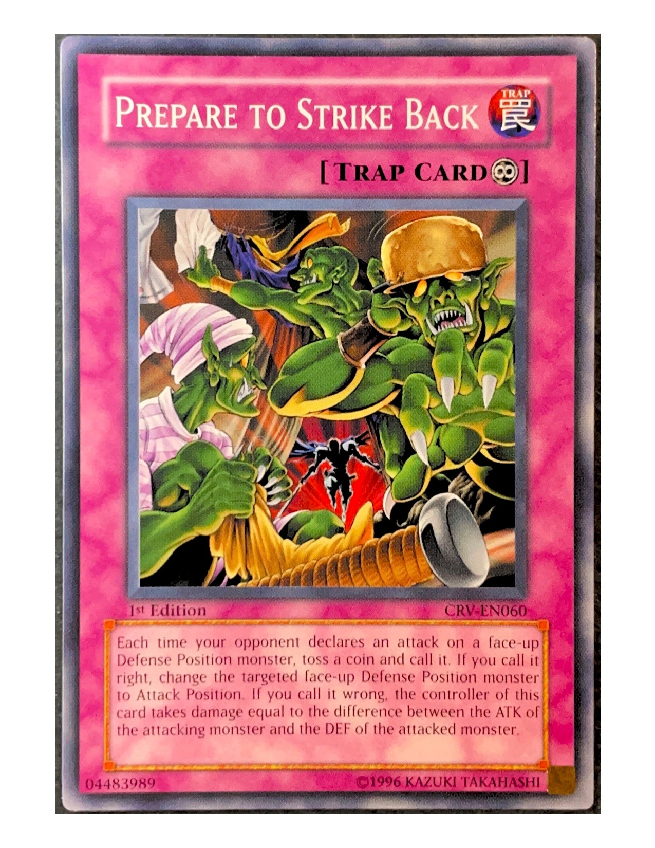 Prepare To Strike Back CRV-EN060 Common - 1st Edition