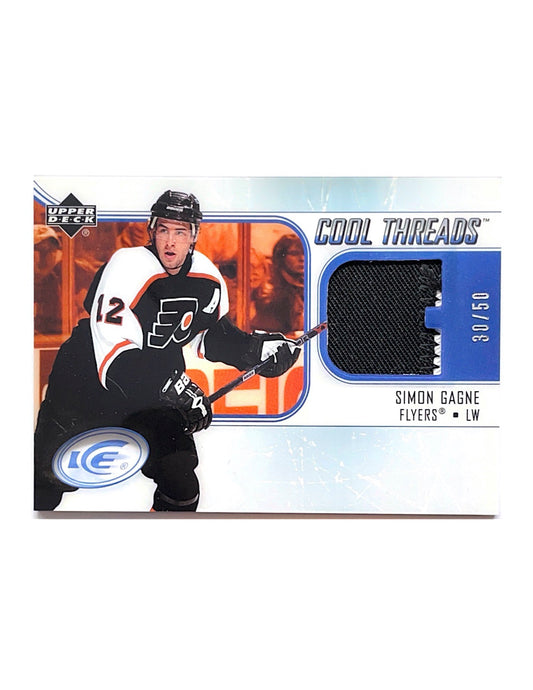 Simon Gagne 2005-06 Upper Deck Ice Cool Threads Patch #CTP-SG - 30/50