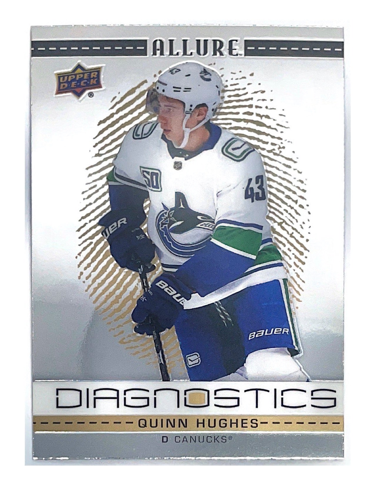 Quinn Hughes 2020-21 Upper Deck Allure Diagnostics #D-12