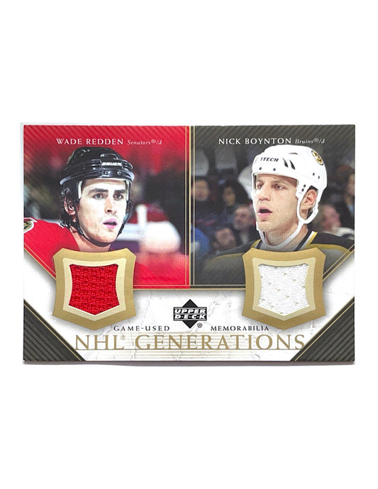 Wade Redden/Nick Boynton 2005-06 Upper Deck Series 1 NHL Generation Dual Jersey #D-RB