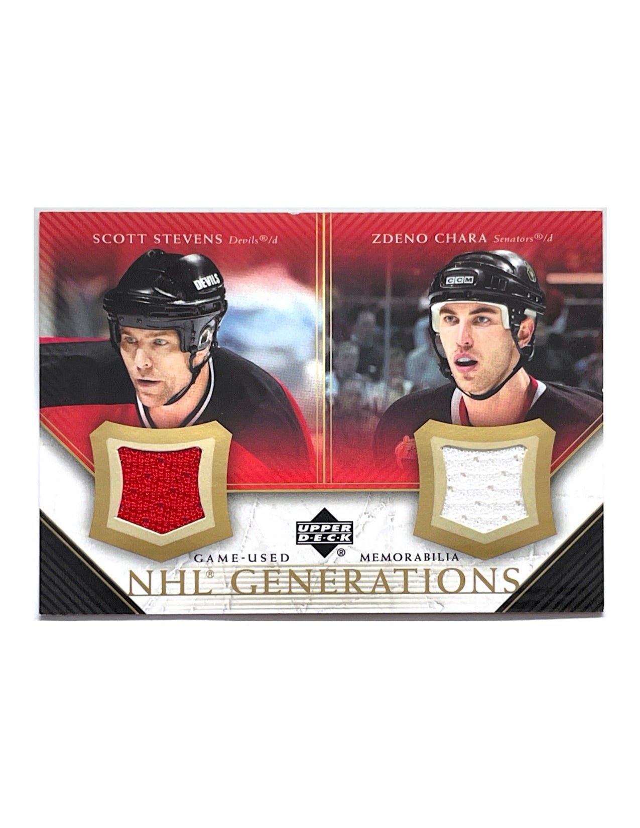 Scott Stevens/Zdeno Chara 2005-06 Upper Deck Series 1 NHL Generation Dual Jersey #D-SC